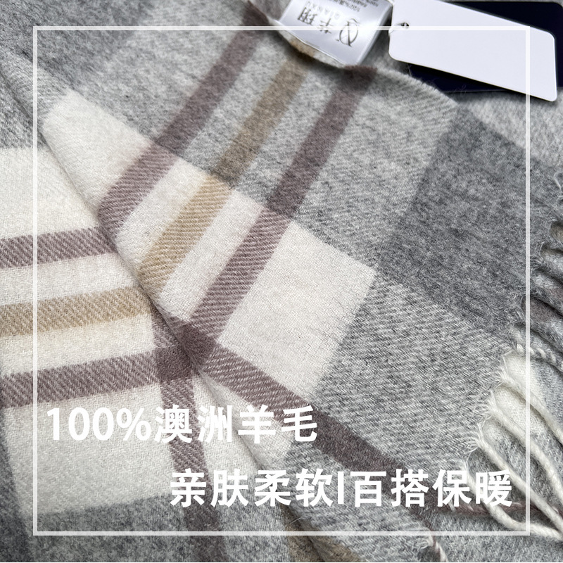 High Quality 100% Wool Scarf W - Muffler Men Wool 리뷰 및 가격