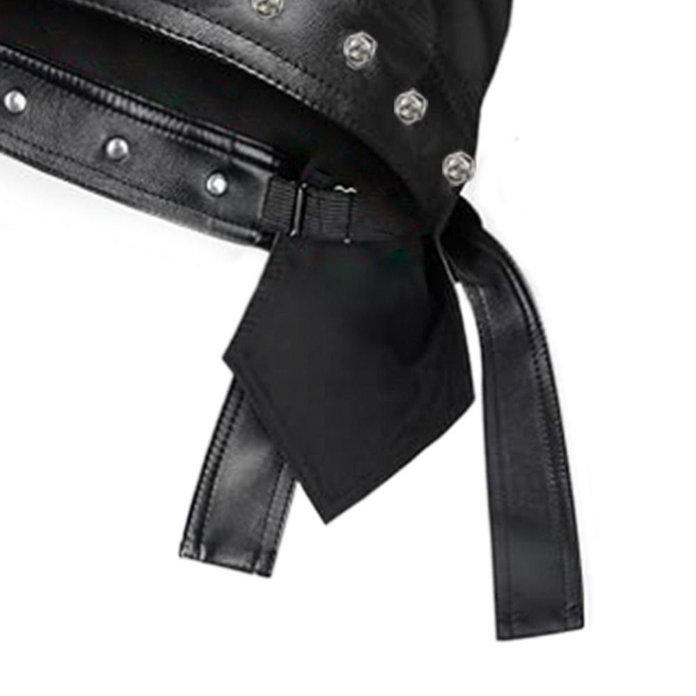 PU Leather Black Biker Cap Doo - Bandana Doo Rag 리뷰 및 가격