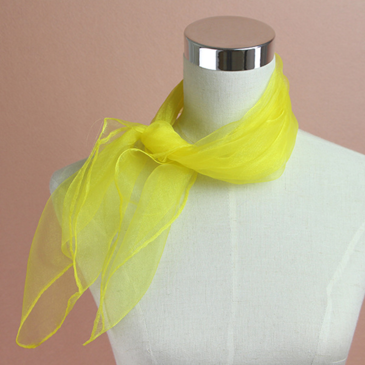 1pc 60x60cm Candy Colors Sheer - Ascot Neck Scarf 리뷰 및 가격