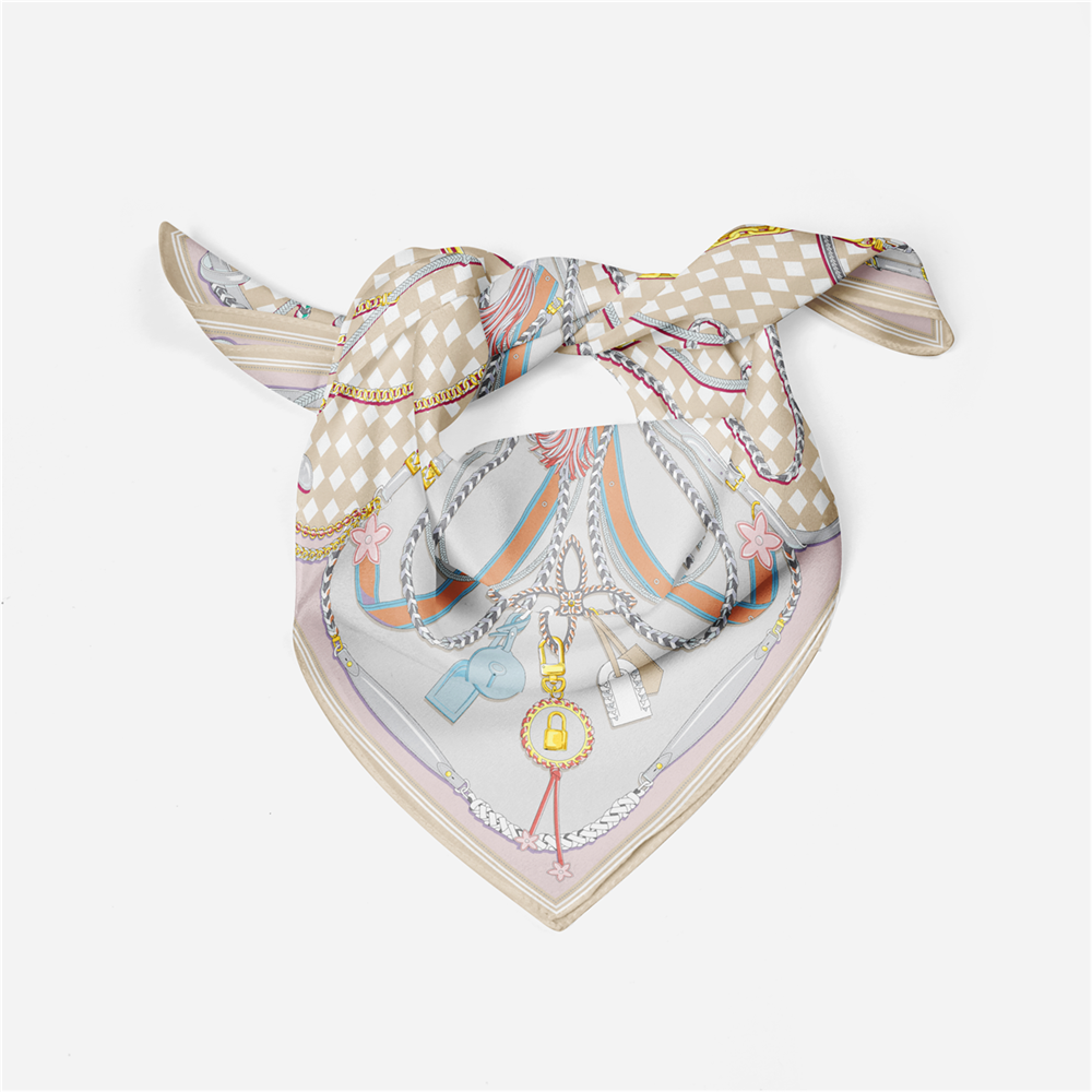 Twill Silk Scarf Woman Digital - Face Scarf Mask 리뷰 및 가격