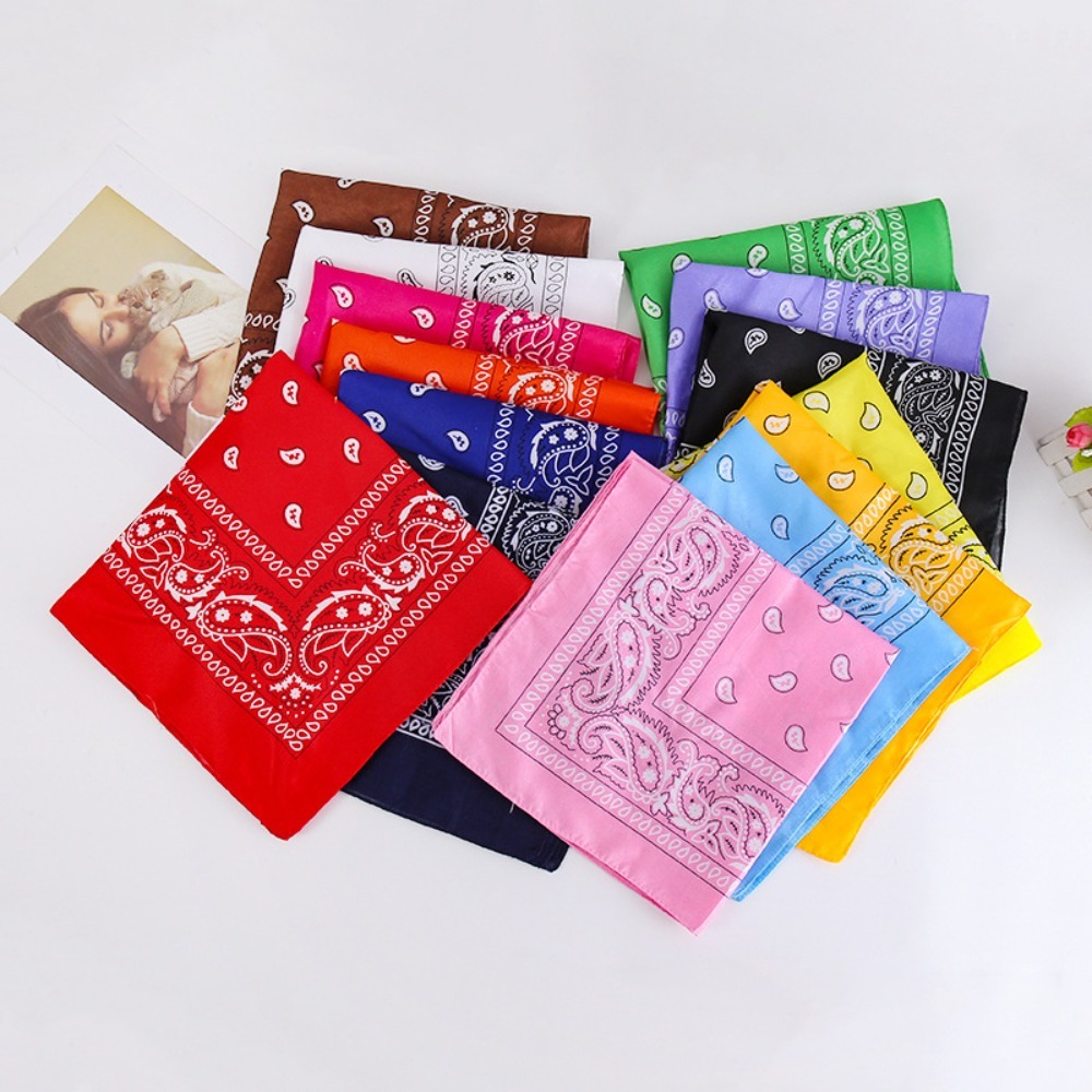 Hip Hop Wine Red Square Hair S - Ascot Neck Scarf 리뷰 및 가격