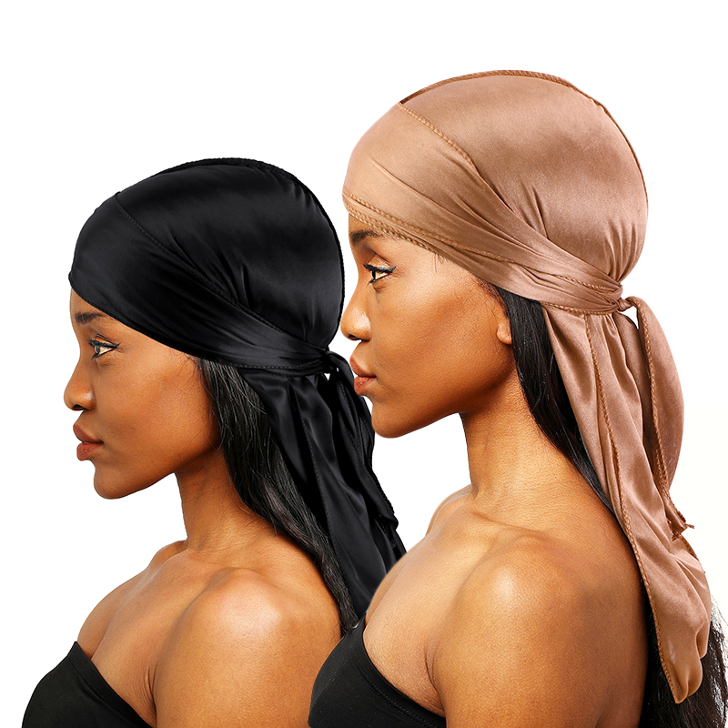 2 pcs Silky Satin Durags for M - Bandana Doo Rag 리뷰 및 가격