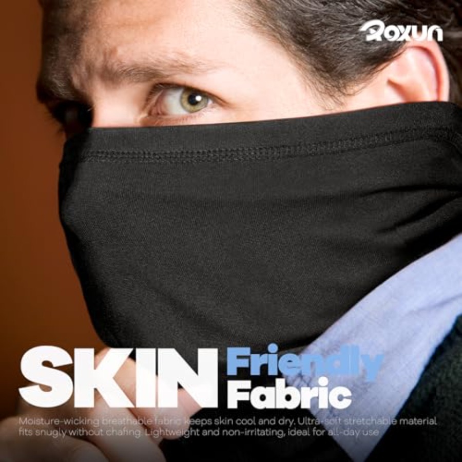 ROXUN 4 Pack Neck Gaiter, Cool - Face Scarf Mask 리뷰 및 가격