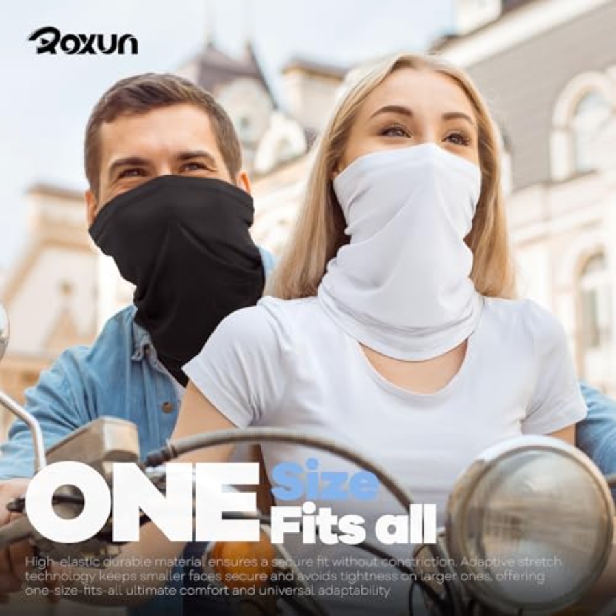 ROXUN 4 Pack Neck Gaiter, Cool - Face Scarf Mask 리뷰 및 가격