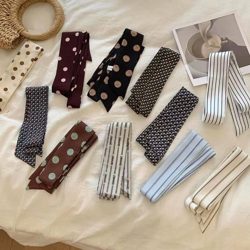 Polka Dot and Striped Print Sc - Silk Tie Striped 리뷰 및 가격