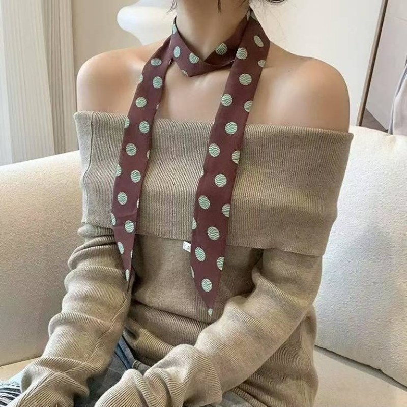 Polka Dot and Striped Print Sc - Silk Tie Striped 리뷰 및 가격