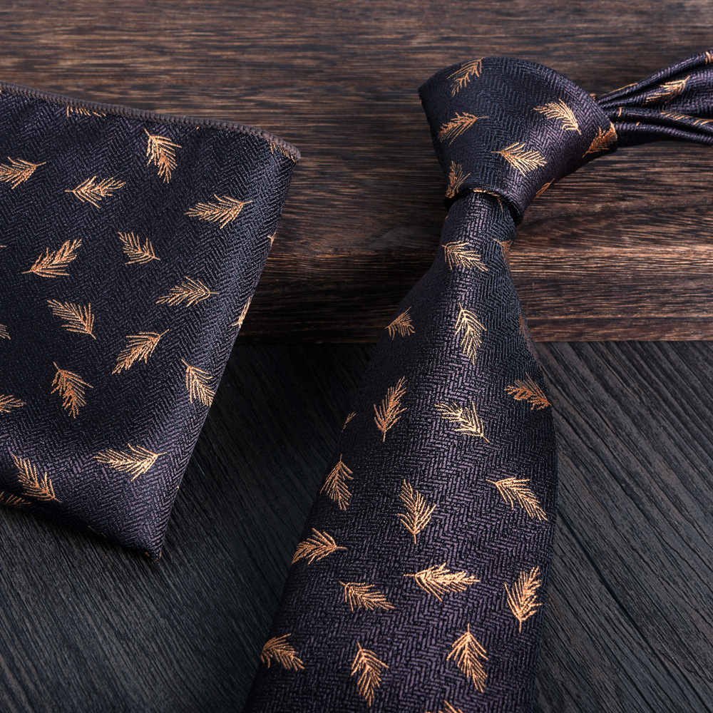 Men's Tie Handkerchief 2-Piece - Silk Tie Striped 리뷰 및 가격