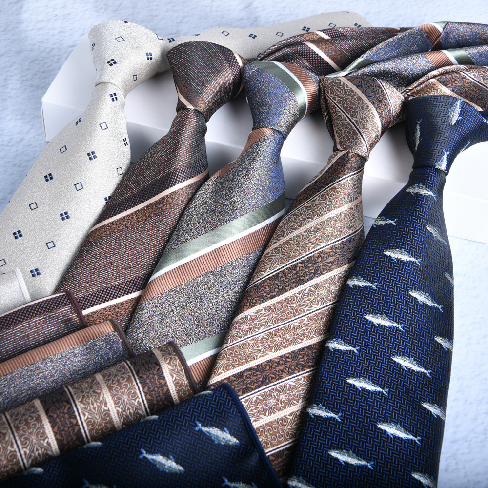 Men's Tie Handkerchief 2-Piece - Silk Tie Striped 리뷰 및 가격