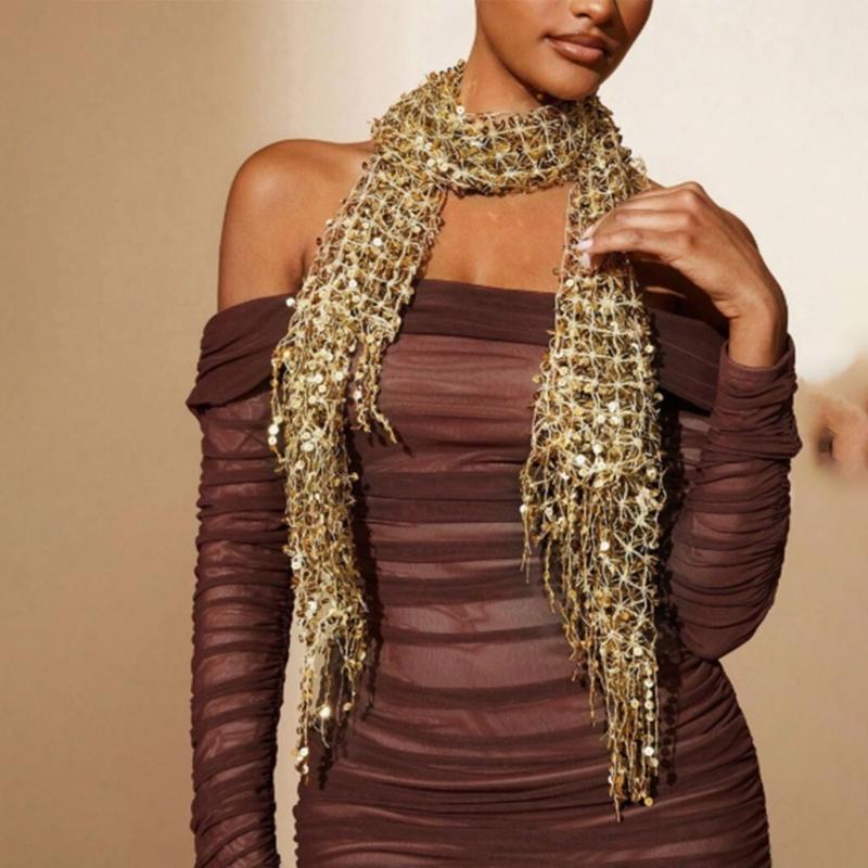 Y3NE Embellished Sequins Weddi - Stole Wedding Shawl 리뷰 및 가격