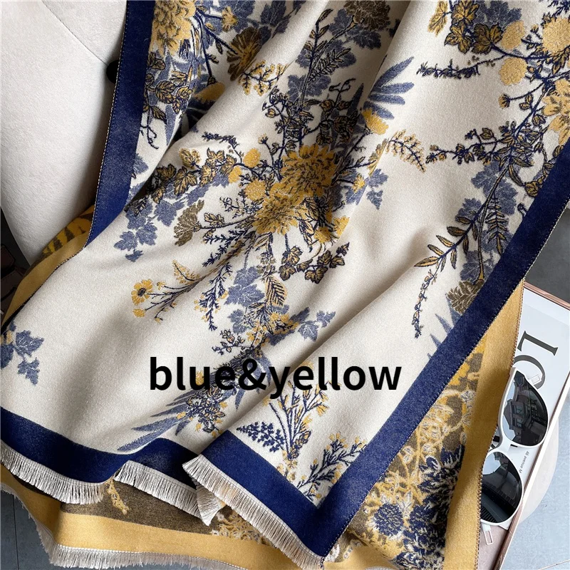 Winter Scarf Women Floral Pash - Woven Scarf Blanket 리뷰 및 가격