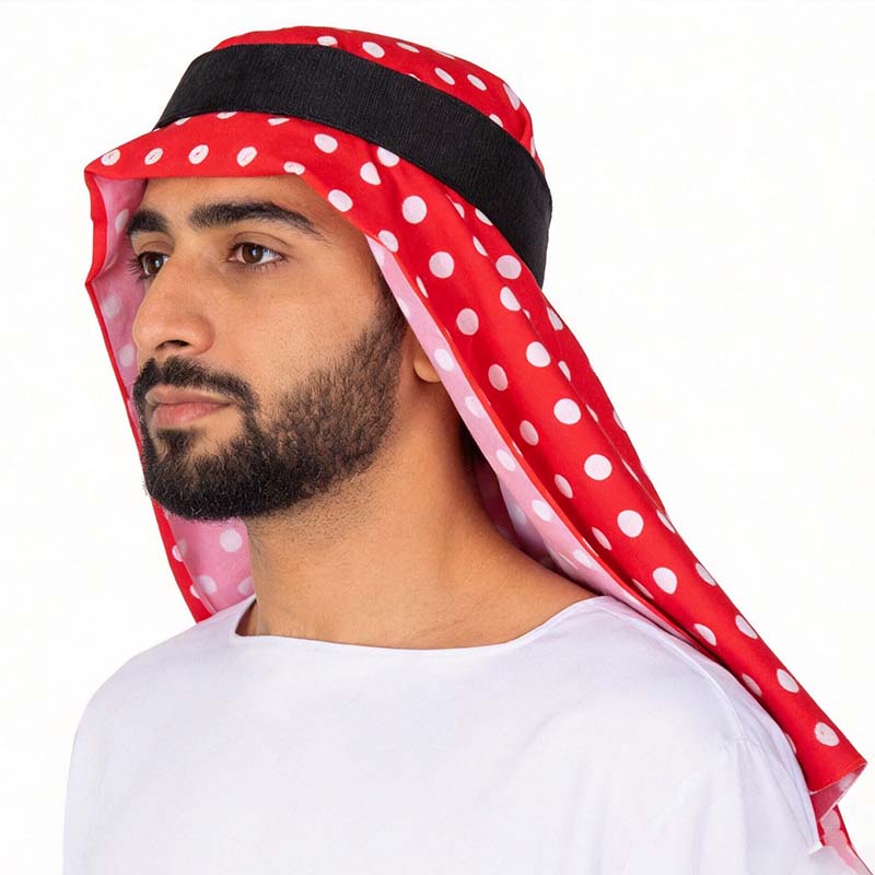 Traditional Arab Costume Arabi - Ascot Neck Scarf 리뷰 및 가격