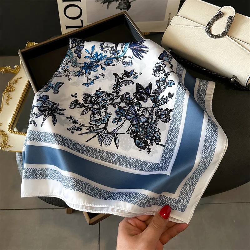 Luxury 2024 Floral Print Squar - Head Wrap Turban 리뷰 및 가격