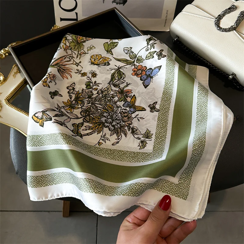 Luxury 2024 Floral Print Squar - Head Wrap Turban 리뷰 및 가격