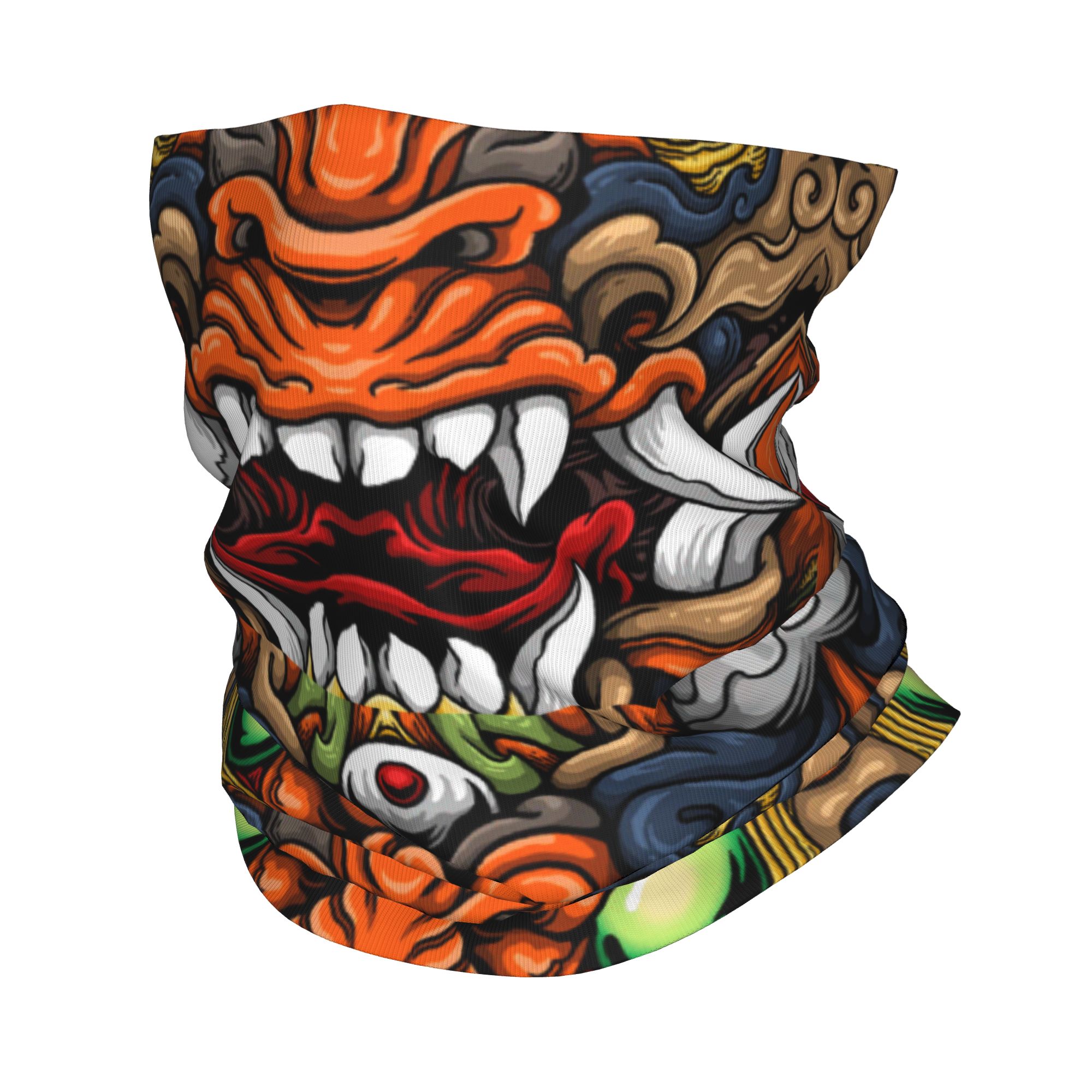 Custom Samurai Demon Oni Winte - Neck Warmer Tube 리뷰 및 가격