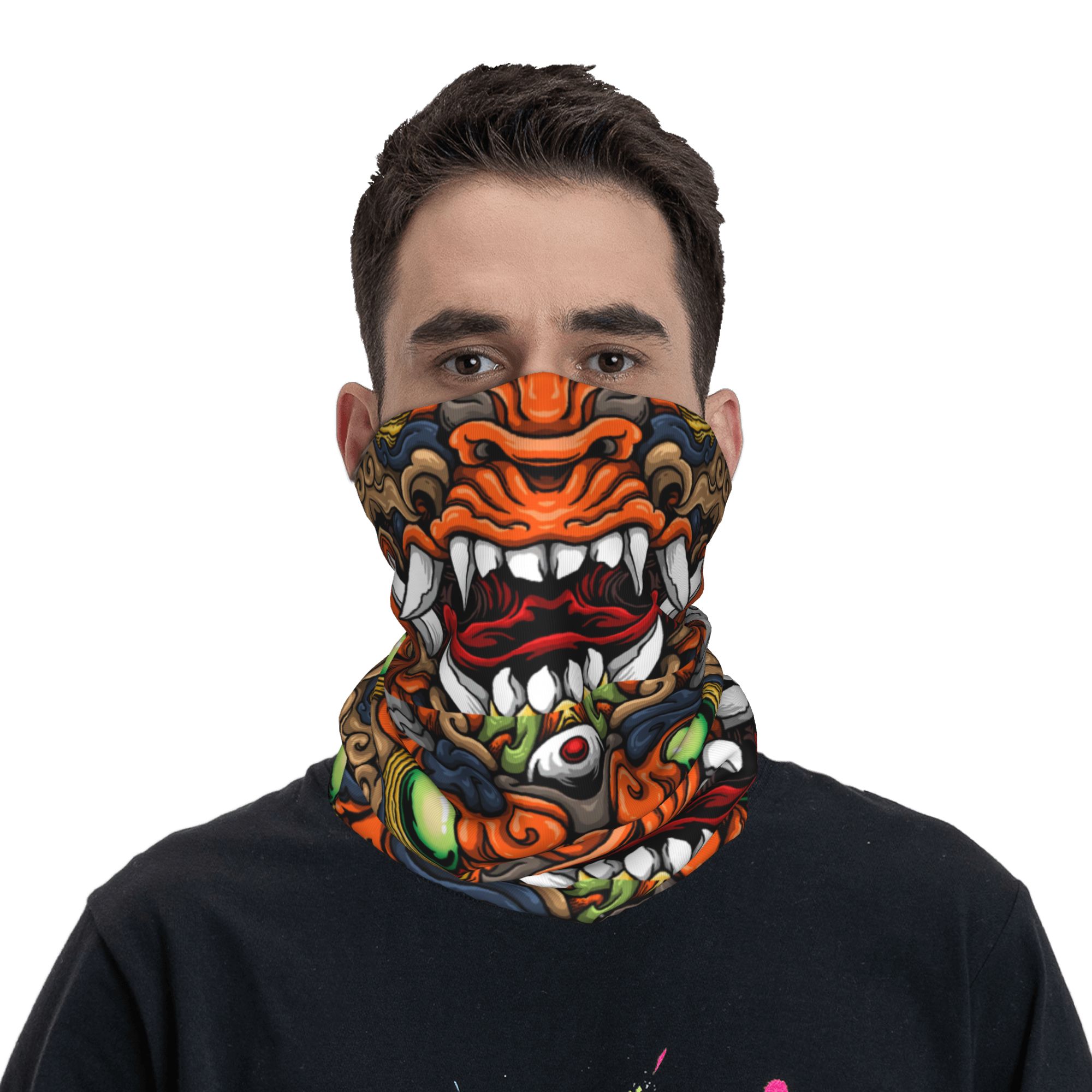 Custom Samurai Demon Oni Winte - Neck Warmer Tube 리뷰 및 가격