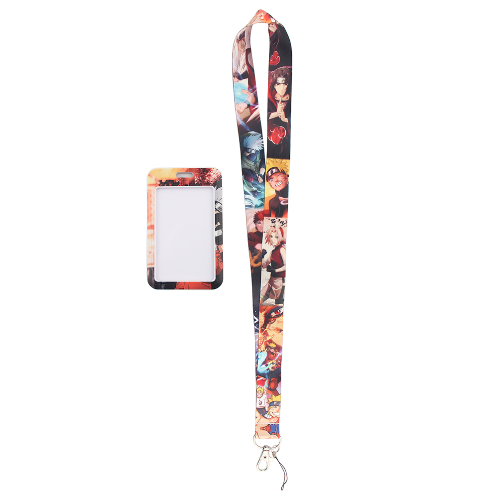 Japanese Anime Red Clouds Busi - Lanyard Badge Holder 리뷰 및 가격
