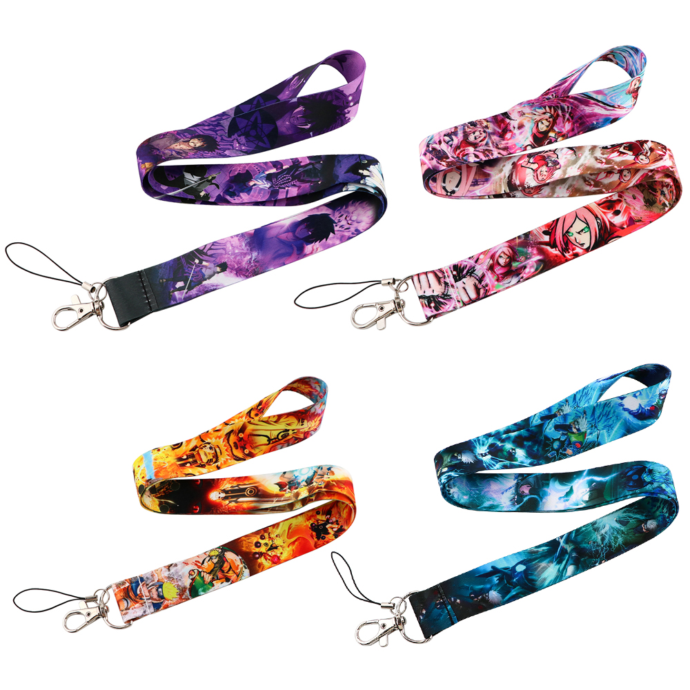 Japanese Anime Red Clouds Busi - Lanyard Badge Holder 리뷰 및 가격