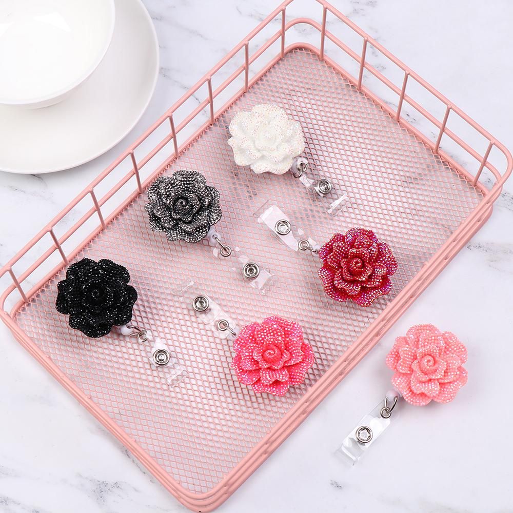 2pcs Rose Shape Design Badge R - Lanyard Badge Holder 리뷰 및 가격