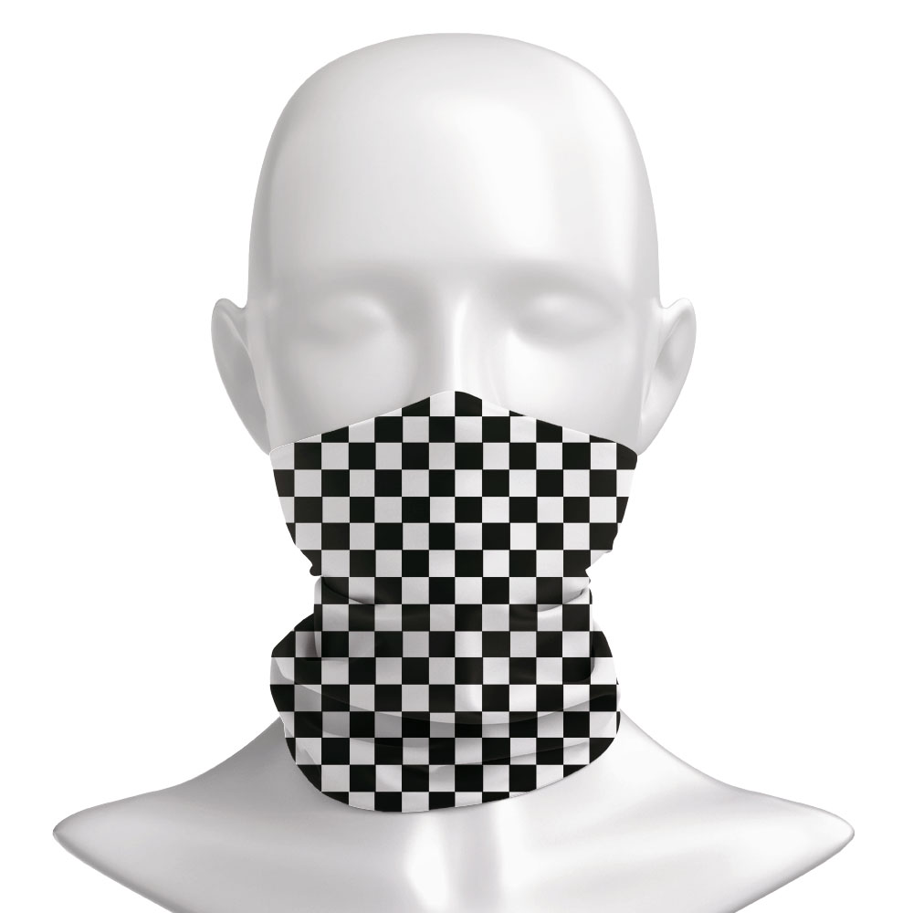 Checkered Ska Printed Headband - Neck Warmer Tube 리뷰 및 가격