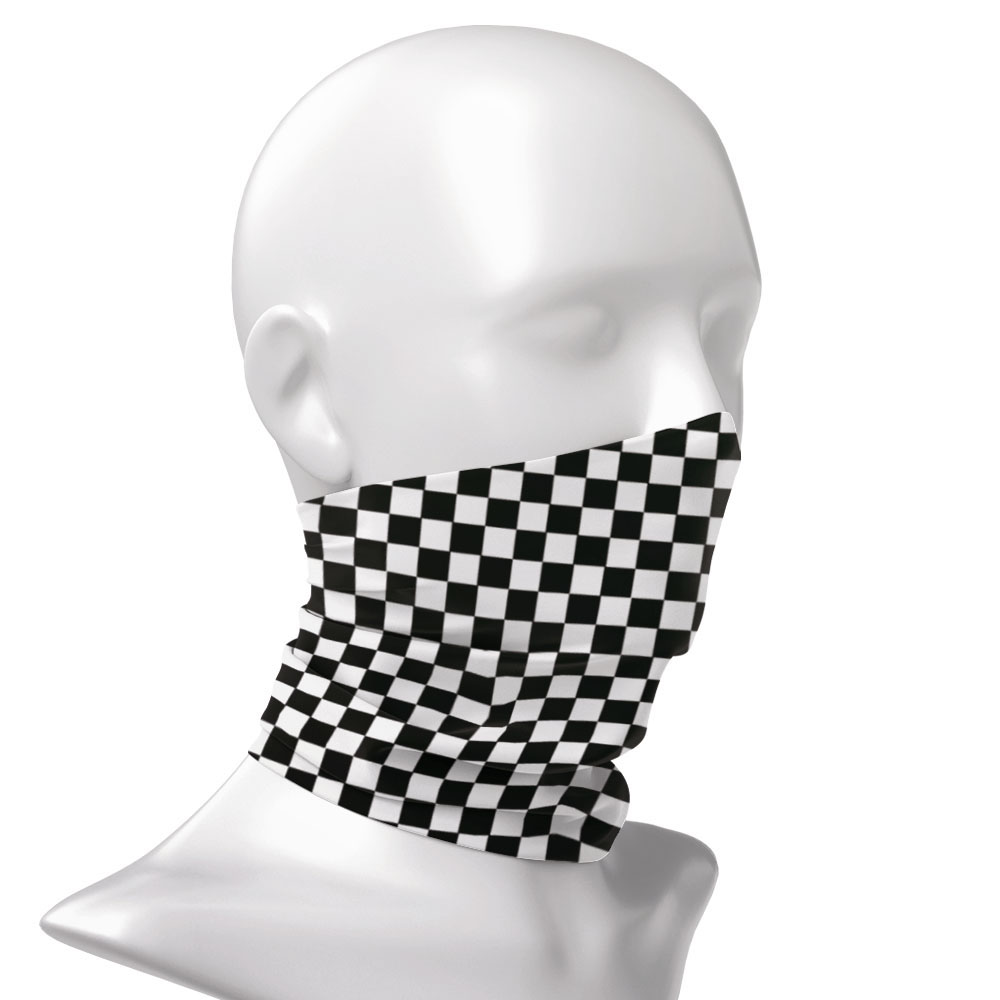 Checkered Ska Printed Headband - Neck Warmer Tube 리뷰 및 가격